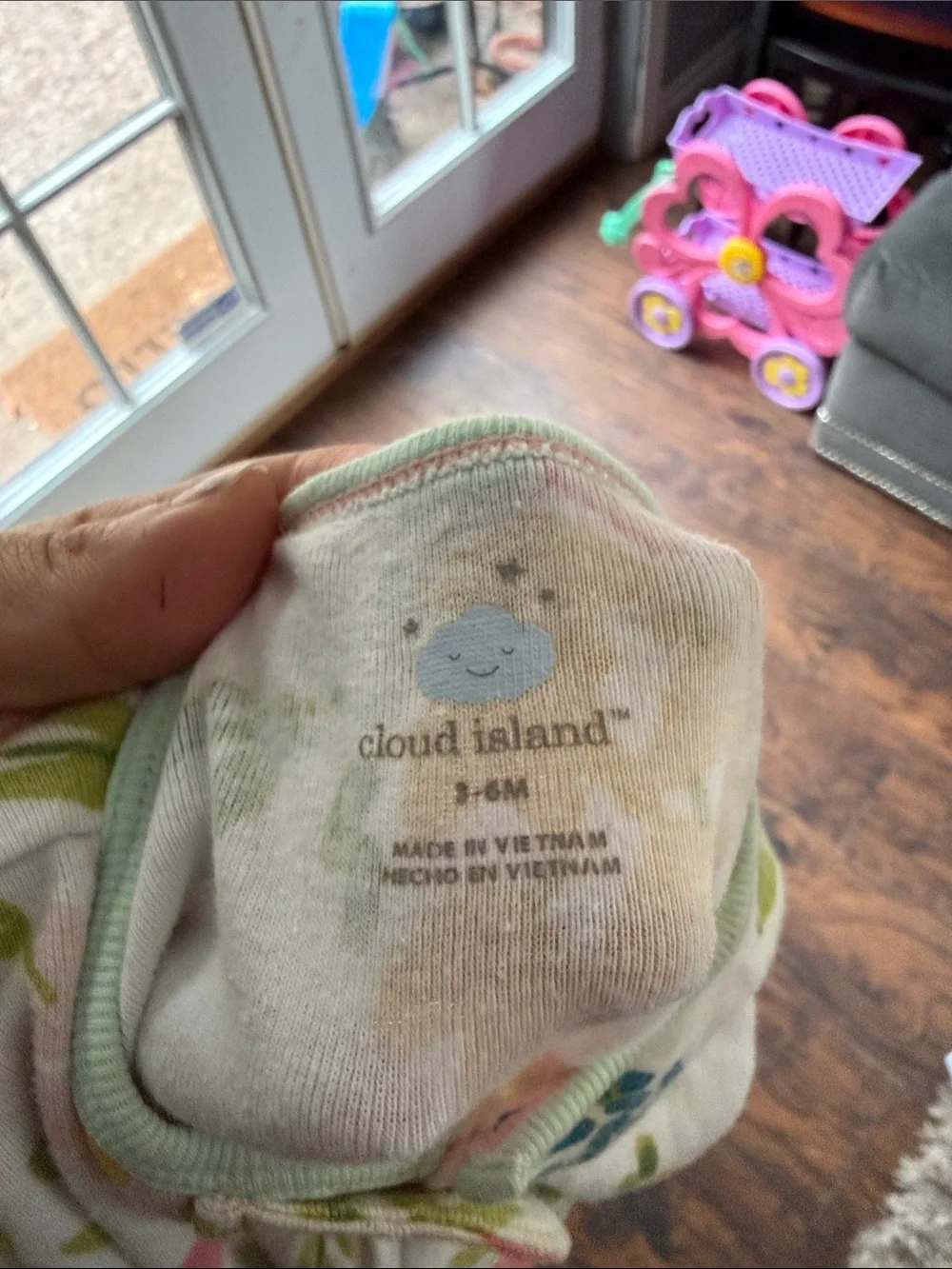 Floral onesie 3-6 months